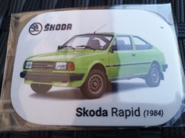 Magnet Skoda Rapid-1984 Grün